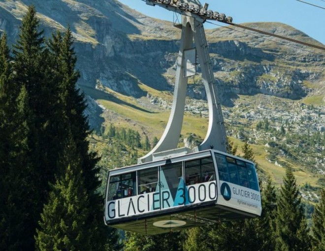 Glacier 3000 - Cable Car From Montreux