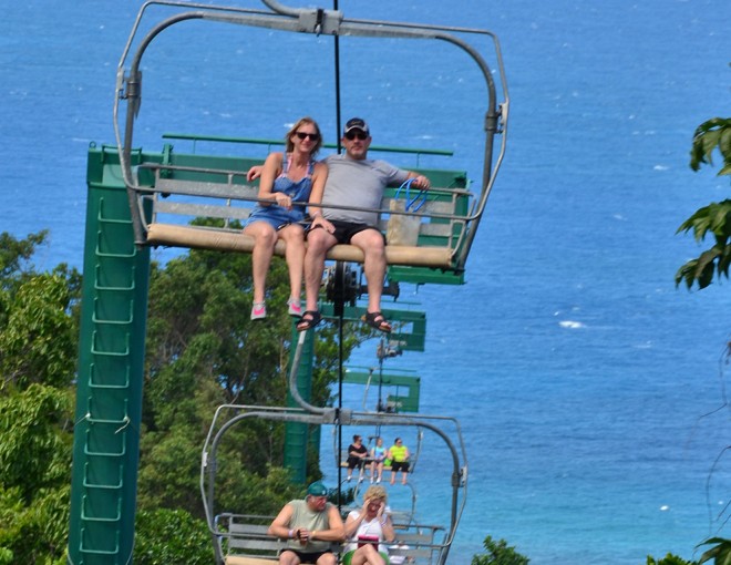 Chairlift, bobsled ride and zipline adventure at Ocho Rios