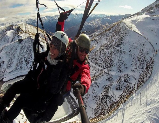 Winter Paragliding Summit -Take off Instructional