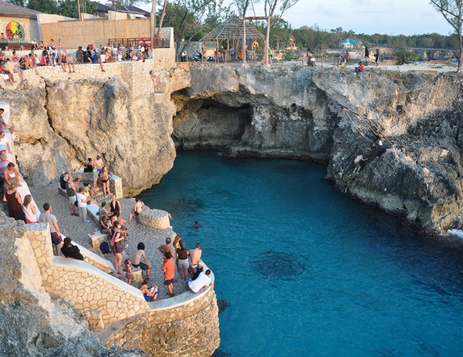 Negril Beach and Ricks Cafe