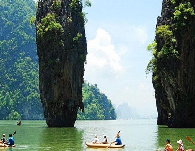 Phang Nga by Long Tail Boat