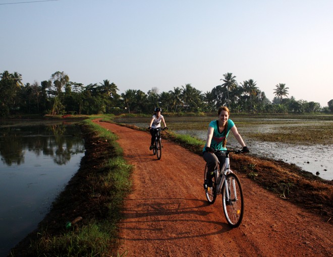 Cycling tour to Kovalam - private