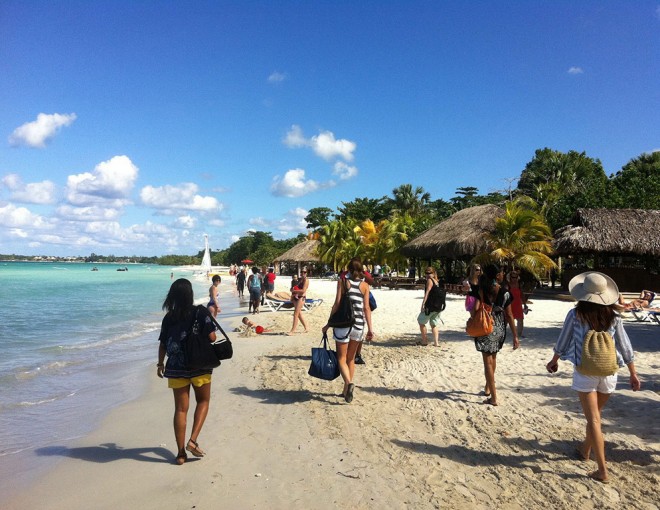 Negril Beach and Ricks Café