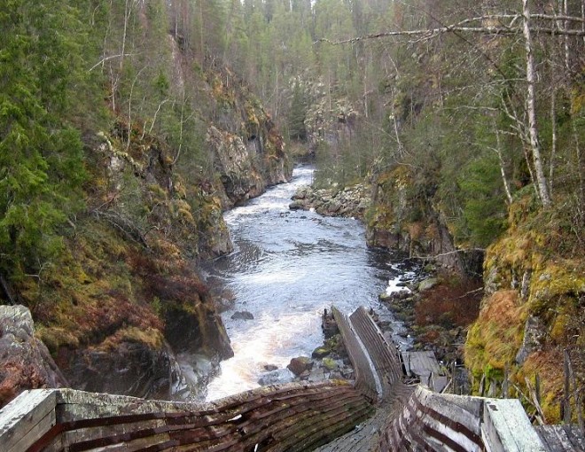Day Tour Hiking to Auttiköngäs Falls from Rovaniemi