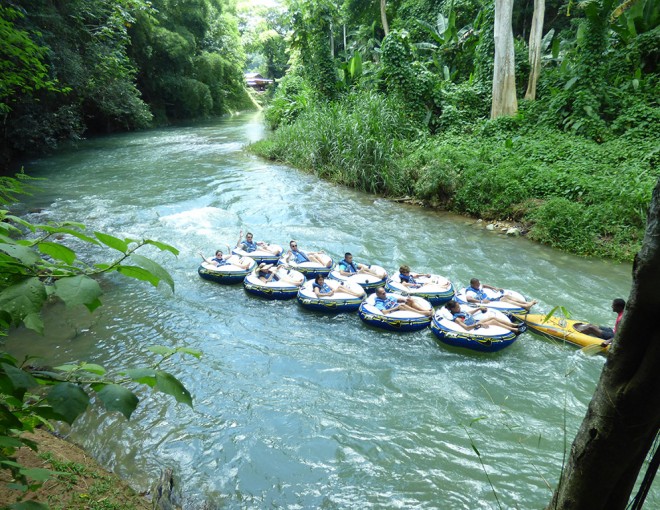 Zipline Canopy and River Tubing