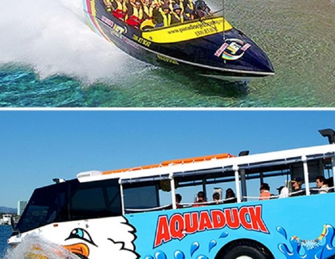 Paradise Jet Boating & Aquaduck Combo