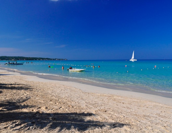 Negril Beach and Ricks Café