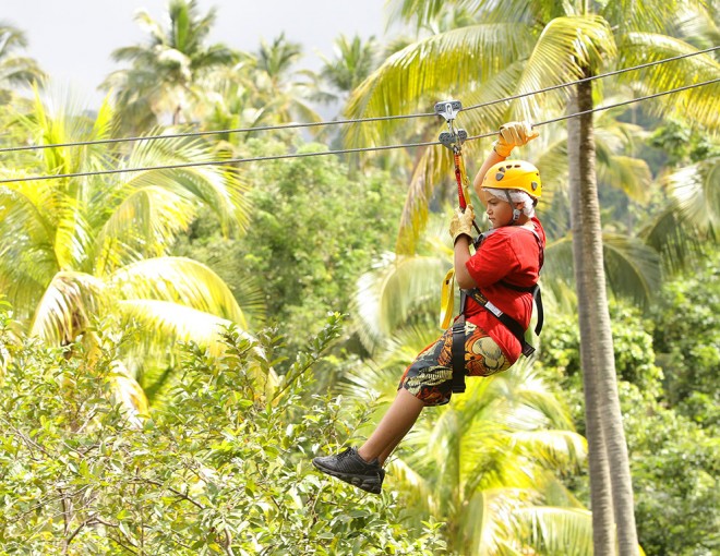 Hot Wire Piton Zip Lining