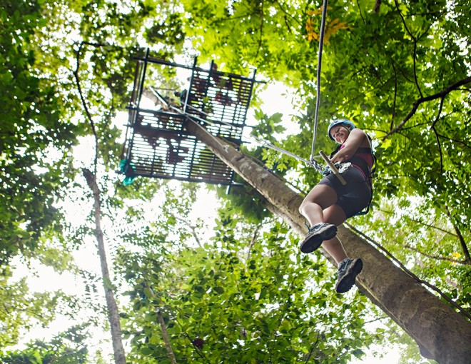 Adrenaline zip line tour