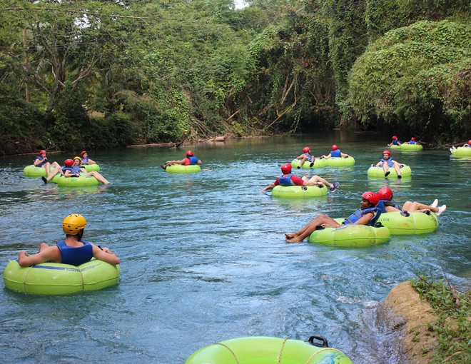 Zip, Tube and Blue Hole