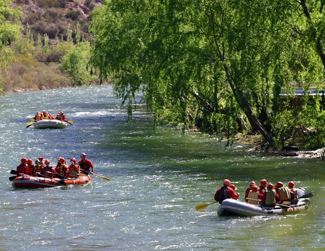 Rafting in Mendoza River